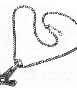 Alchemy Gothic Raven Hammer Pendant P809 Gothic Jewellery