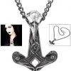 Alchemy Gothic Raven Hammer Pendant P809 Gothic Jewellery