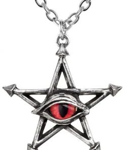 Gothic Jewellery Alchemy Gothic Red Curse Pendant P805
