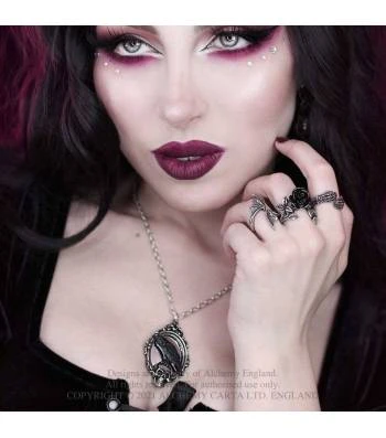 Alchemy Gothic Alchemy Reflections Of Poe Pendant Gothic Jewellery 5 Alchemy Gothic Alchemy Reflections Of Poe Pendant Gothic Jewellery