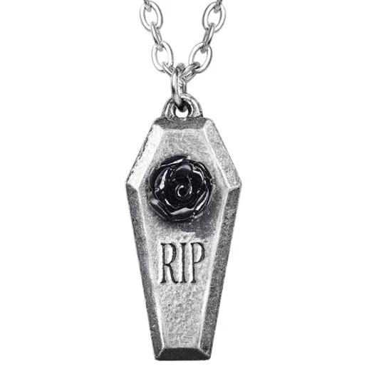 Alchemy Gothic Alchemy RIP Rose Pendant Gothic Jewellery 4 Alchemy Gothic Alchemy RIP Rose Pendant Gothic Jewellery