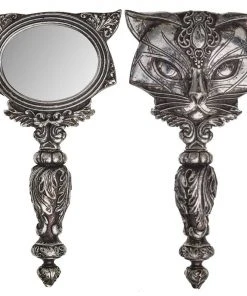 Egyptian Alchemy Gothic Sacred Cat Hand Mirror V64