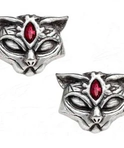 Alchemy Gothic Sacred Cat Studs E406 Gothic Jewellery 9 Alchemy Gothic Sacred Cat Studs E406 Gothic Jewellery