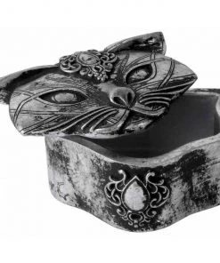 Egyptian Alchemy Gothic Sacred Cat Trinket Box V78