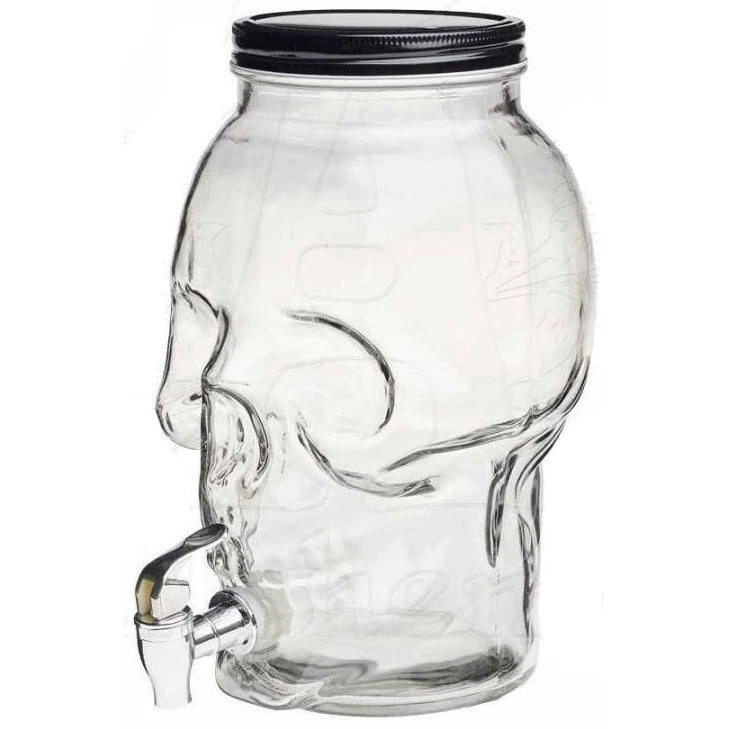 Alchemy Gothic Skull Drinks Dispenser Dining & Barware 4 Alchemy Gothic Skull Drinks Dispenser Dining & Barware