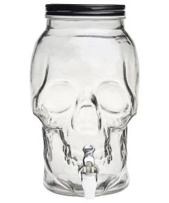 Alchemy Gothic Skull Drinks Dispenser Dining & Barware 7 Alchemy Gothic Skull Drinks Dispenser Dining & Barware