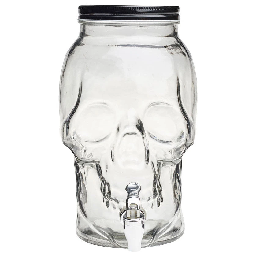 Alchemy Gothic Skull Drinks Dispenser Dining & Barware 5 Alchemy Gothic Skull Drinks Dispenser Dining & Barware