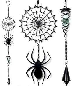 Alchemy Gothic Alchemy Spider Wind Chime Garden