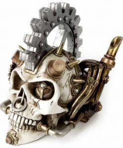 Alchemy Gothic Steam Head Skull V73 Steampunk Homeware