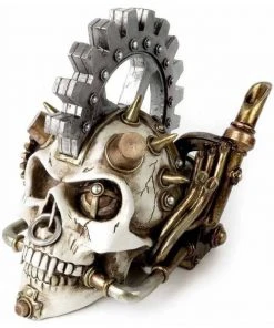 Alchemy Gothic Steam Head Skull V73 Steampunk Homeware