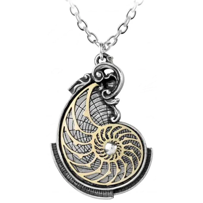 Alchemy Gothic Gothic Jewellery Alchemy Fibonaccis Golden Spiral Pendant 5 Alchemy Gothic Gothic Jewellery Alchemy Fibonaccis Golden Spiral Pendant