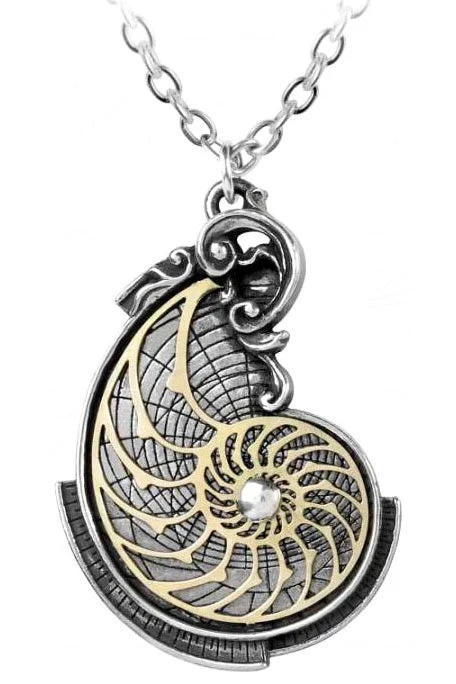 Alchemy Gothic Gothic Jewellery Alchemy Fibonaccis Golden Spiral Pendant 3 Alchemy Gothic Gothic Jewellery Alchemy Fibonaccis Golden Spiral Pendant