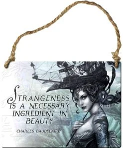 Alchemy Gothic All Homeware Alchemy Strangeness Necessary Ingredient Plaque