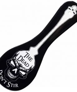 Dining & Barware Alchemy Gothic The Dead Dont Stir Spoon Rest