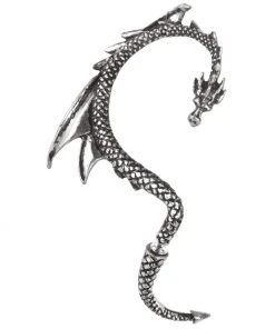 Alchemy Gothic Alchemy The Dragons Lure Stud Earring E274 Gothic Jewellery