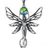 Alchemy Gothic Alchemy The Green Goddess Absinthe Fairy Pendant Gothic Jewellery