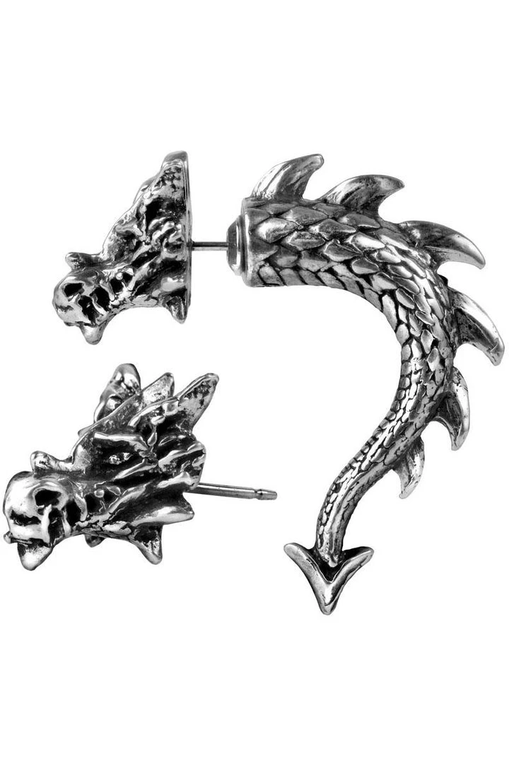 Gothic Jewellery Alchemy Gothic Tor Dragon Earring E324 3 Gothic Jewellery Alchemy Gothic Tor Dragon Earring E324