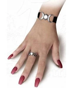 Alchemy Gothic Triple Goddess Choker Gothic Jewellery 11 Alchemy Gothic Triple Goddess Choker Gothic Jewellery