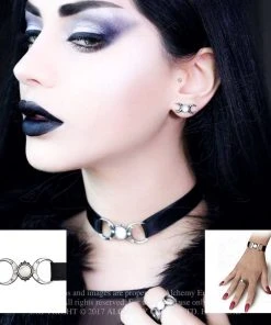 Alchemy Gothic Triple Goddess Choker Gothic Jewellery 13 Alchemy Gothic Triple Goddess Choker Gothic Jewellery