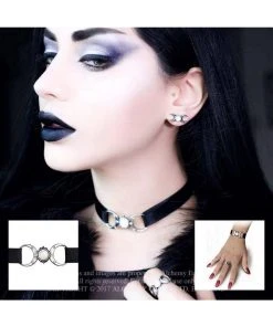 Alchemy Gothic Triple Goddess Choker Gothic Jewellery