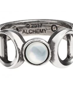 Gothic Jewellery Alchemy Gothic Triple Goddess Ring R219