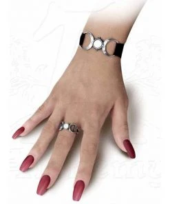 Gothic Jewellery Alchemy Gothic Triple Goddess Ring R219