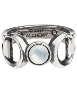 Gothic Jewellery Alchemy Gothic Triple Goddess Ring R219
