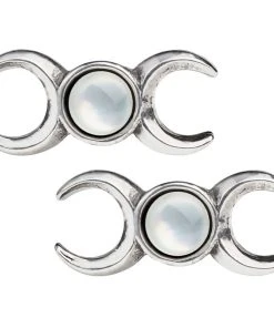 Alchemy Gothic Triple Goddess Studs Gothic Jewellery 11 Alchemy Gothic Triple Goddess Studs Gothic Jewellery