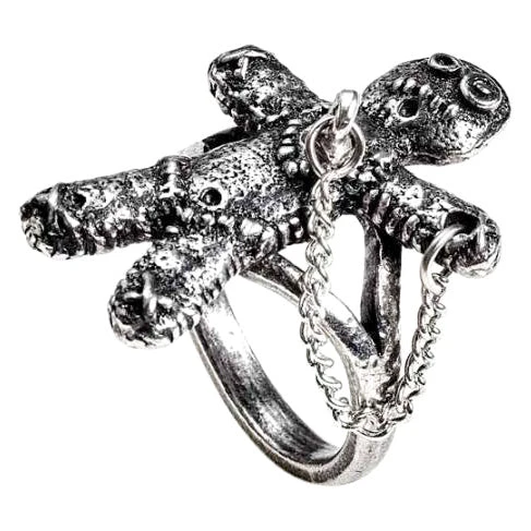 Alchemy Gothic Alchemy Voodoo Doll Ring 6 Alchemy Gothic Alchemy Voodoo Doll Ring