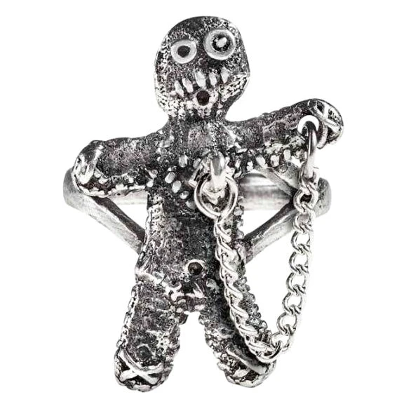 Alchemy Gothic Alchemy Voodoo Doll Ring 5 Alchemy Gothic Alchemy Voodoo Doll Ring