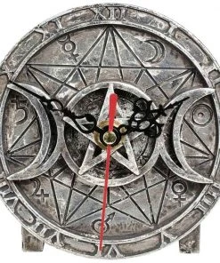 Alchemy Gothic Alchemy Wiccan Desk Clock