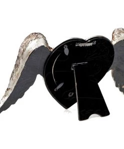 Alchemy Gothic Winged Heart Mirror SA6
