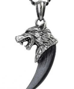 Alchemy Gothic Wolf Macht Pendant P788 Gothic Jewellery