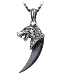 Alchemy Gothic Wolf Macht Pendant P788 Gothic Jewellery