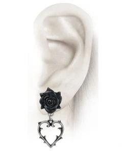 Gothic Jewellery Alchemy Gothic Wounded Love Earrings E365