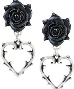 Gothic Jewellery Alchemy Gothic Wounded Love Earrings E365