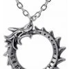 Alchemy Gothic Alchemy Mini Jormungand Pendant Viking