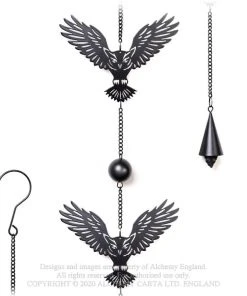 Alchemy Gothic Alchemy Night Owl Wind Chime