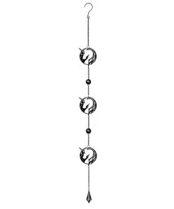 Alchemy Gothic Alchemy Night Unicorn Wind Chime Garden
