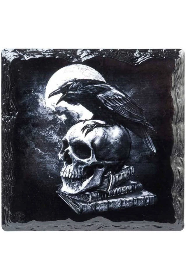 Alchemy Gothic Gothic Jewellery Alchemy Poe's Raven Coaster 3 Alchemy Gothic Gothic Jewellery Alchemy Poe's Raven Coaster