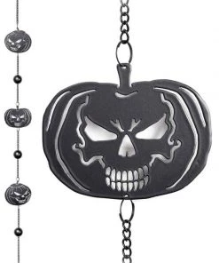 Alchemy Gothic Alchemy Pumpkin Skull Wind Chime Garden