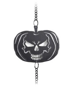 Alchemy Gothic Alchemy Pumpkin Skull Wind Chime Garden
