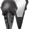 Alchemy Gothic Alchemy Black Raven Skull Hand Mirror Gothic Jewellery