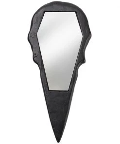 Alchemy Gothic Alchemy Black Raven Skull Hand Mirror Gothic Jewellery