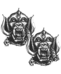 Alchemy Gothic Alchemy Rocks Motorhead Warpig Stud Earrings Gothic Jewellery