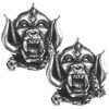 Alchemy Gothic Alchemy Rocks Motorhead Warpig Stud Earrings Gothic Jewellery