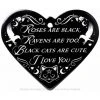 Alchemy Gothic Alchemy Roses Are Black Poetic Heart Trivet