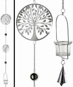 Alchemy Gothic Front Door & Hallway Alchemy Tree Of Life Hanging Tealight Holder