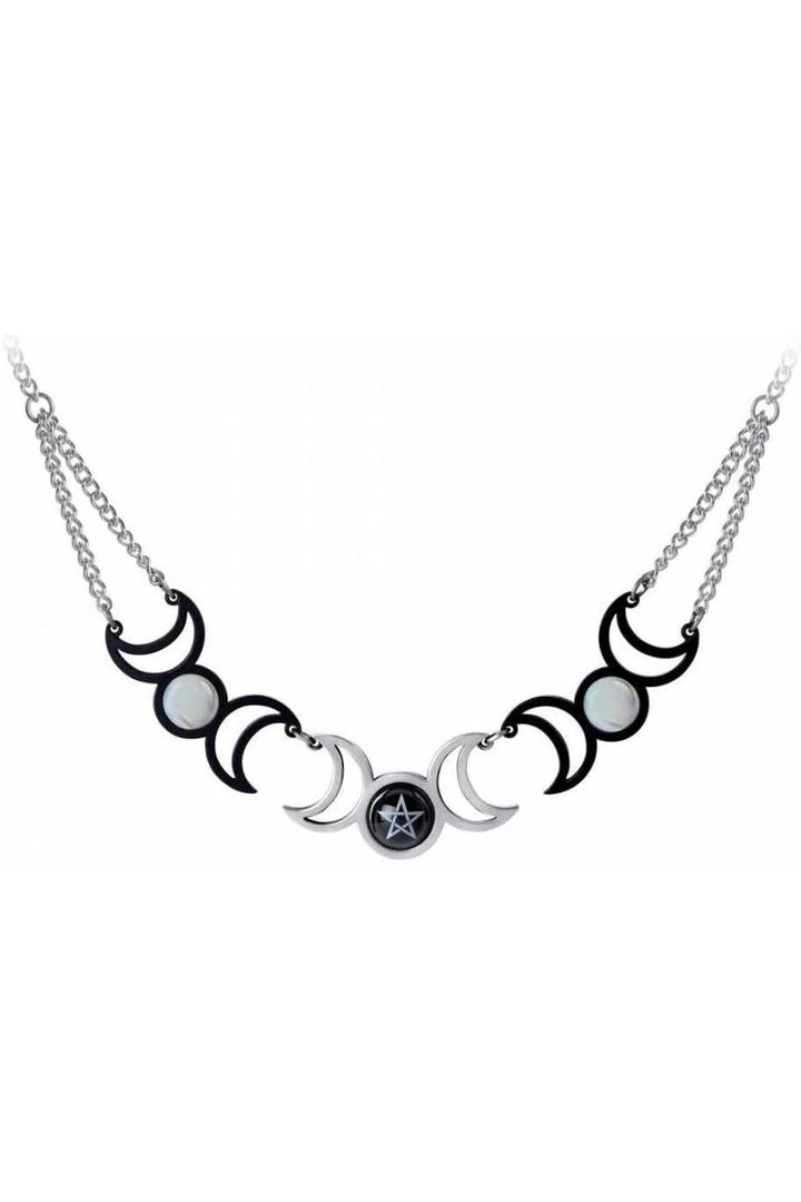 Alchemy Gothic All Jewellery Alchemy Tres Lunae Necklace P877 3 Alchemy Gothic All Jewellery Alchemy Tres Lunae Necklace P877