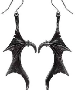 Alchemy Gothic Gothic Jewellery Alchemy Wings Of Midnight Earrings